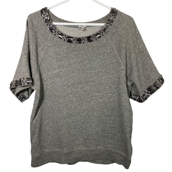 J. Crew Tops - ⭐️ J Crew Women’s Jeweled Blouse Size Large